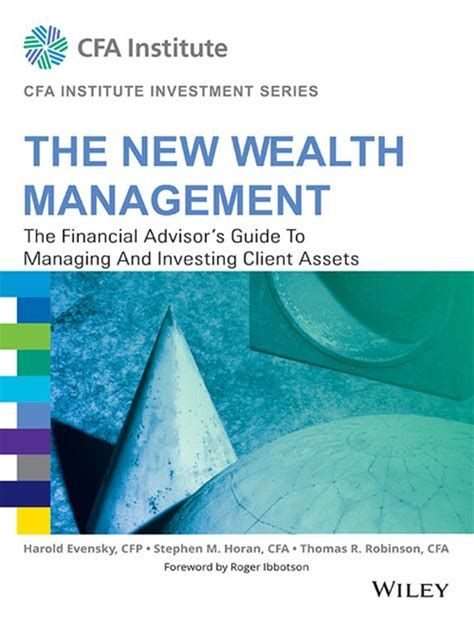 The new wealth management the financial advisors guide to managing and investing client assets. - El sentido de la enfermedad un viaje del alma ensayo.