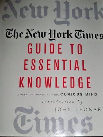 The new york times guide to essential knowledge 4th edition. - Honda gx120 water pump service manual.