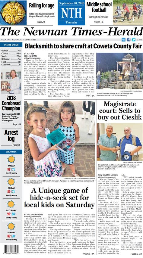For more than 155 years, The Newnan Times-Herald has been Coweta Co