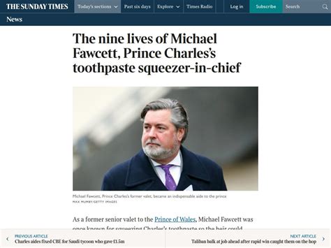 The nine lives of Michael Fawcett, Prince Charles’s