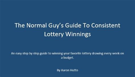 The normal guy s guide to consistent lottery winning. - Honda crv owners manual 2015 import.