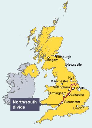 The north/south divide in the UK - BBC Bitesize