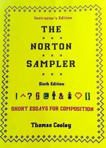 The norton sampler short essays for composition instructors manual. - Workbook laboratory manual t a en avant.