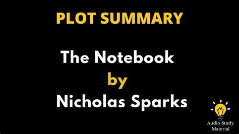 The notebook summary sparknotes