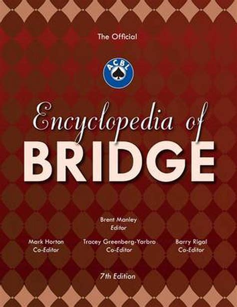 The official acbl encyclopedia of bridge with 2 cdroms. - Einwirkung des gemeinschaftsrechts auf die rückabwicklung rechtswidriger beihilfeverhältnisse.