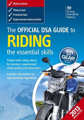 The official dsa guide to riding the essential skills driving standards agency by driving standards agency 2012 paperback. - For en person med verbale pupiller.