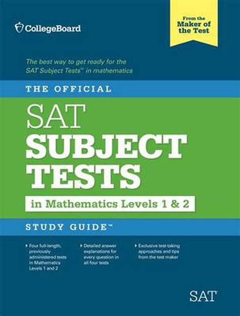The official sat subject tests in mathematics levels 1 2 study guide. - Catalogus der verzamelingen bilderdijk en van lennep.