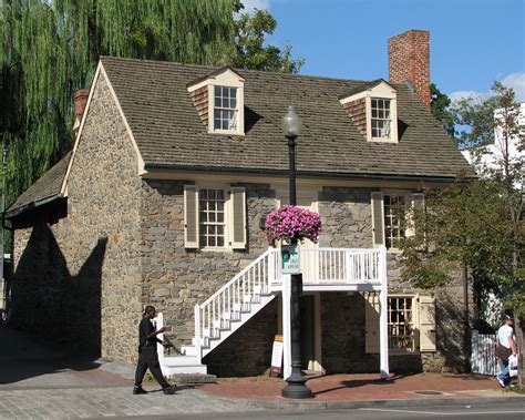 The old stone house. The Old Stone House is located in Georgetown and is the oldest structure on its original foundation in the city of Washington, DC. The exterior grounds are open daily from sunrise to sunset. The front room of the house is a store and has been a retail space of some sort since the early 1800s. The shop is run by our park partners, … 