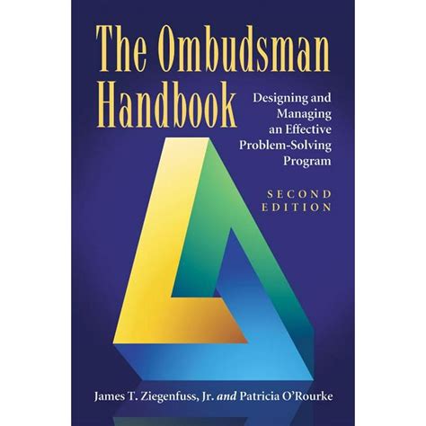 The ombudsman handbook designing and managing an effective problem solving. - Louisiana law enforcement basic training manual.