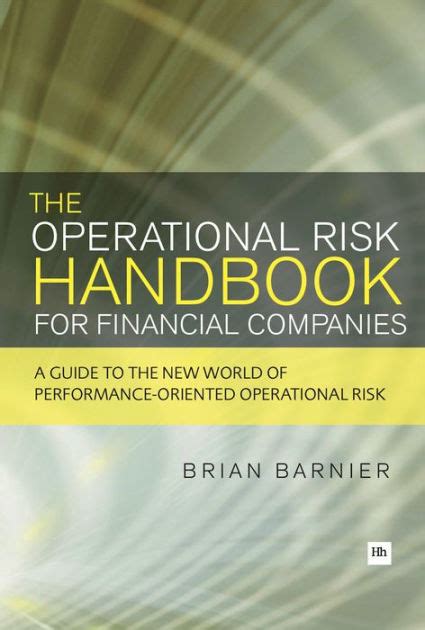 The operational risk handbook for financial companies a guide to the new world of performance oriented operational. - Lungo 460 manuale del proprietario del trattore.