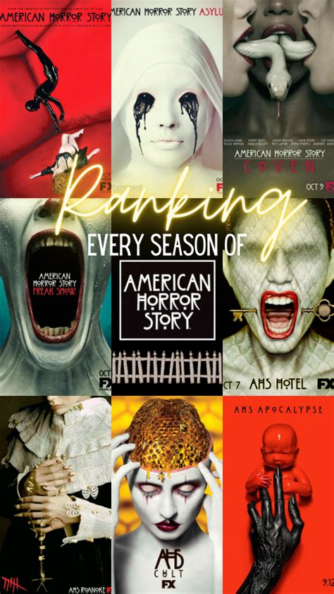 The order I would watch American Horror Story in / (best to worst)