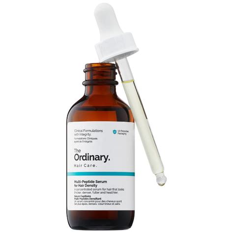 The ordinary multi-peptide serum for hair density. The Ordinary Multi-Peptide Serum for Hair Density. $22 at Sephora $27 at Walmart $18 at Ulta Beauty. The best part? The product comes in a 2-ounce bottle and … 