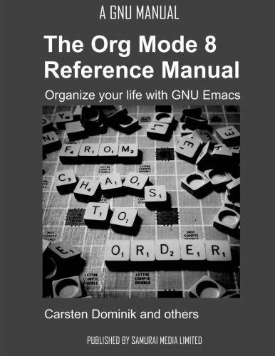 The org mode 8 reference manual organize your life with. - Métodos numéricos para ingenieros 6to manual de soluciones.