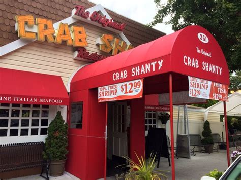 The original crab shanty. The Original Crab Shanty is open Today. Tuesday February 27th from 11:00 am -until 11:00 pm Delivery, Restaurants offering Take Out , Restaurants offering Wait Staff/Dine In is available. Serving Italian, Seafood Cuisine. 361 City Island Ave, 718-855-1810 Tuesday: 11:00 am - 11:00 pm. + −. 