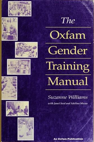 The oxfam gender training manual by suzanne williams. - Udbygningsplaner for det sociale og visse sundhedsmaessige omraader 1979-84.
