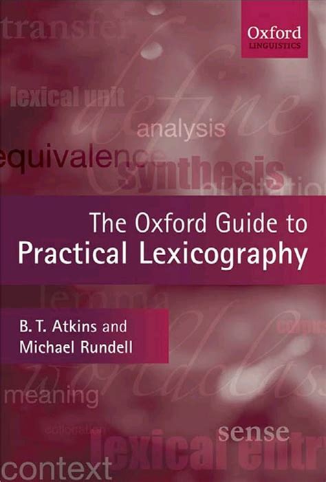 The oxford guide to practical lexicography the oxford guide to practical lexicography. - Bavaria 38 match manuale del proprietario.