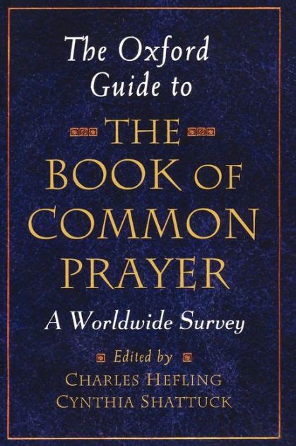 The oxford guide to the book of common prayer a worldwide survey. - Guide di studio sui test di atampt.