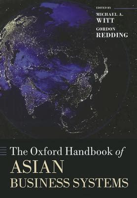 The oxford handbook of asian business systems by michael a witt. - Antologi a consultada del cuento argentino.