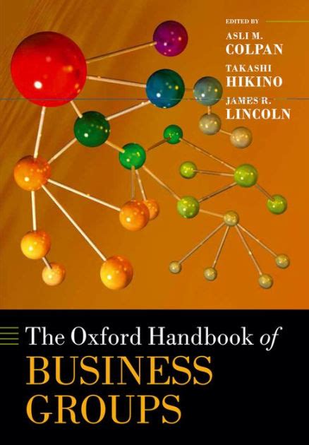 The oxford handbook of business groups by asli m colpan. - Autentico libro de dona petrona, el tomo 2.
