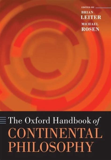 The oxford handbook of continental philosophy. - Operators manual for 1320 ford tractor.
