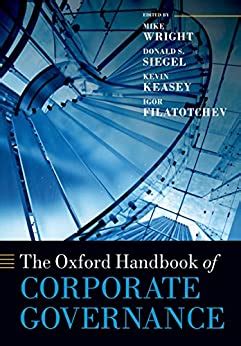 The oxford handbook of corporate governance by mike wright. - The maestro the magistrate and the mathematician.