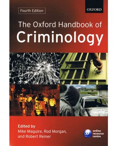 The oxford handbook of criminology 4th edition. - Die lehre vom kosmos bei maimuni und gersonides.