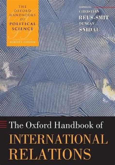 The oxford handbook of international relations. - Trane chiller handbücher cvhf sb 32.