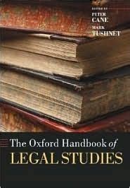 The oxford handbook of legal studies by peter cane. - Eine kurze geschichte von fast allem.