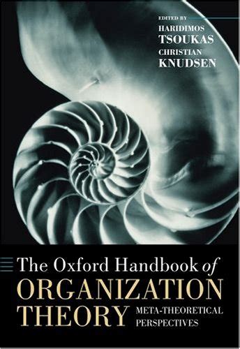 The oxford handbook of organization theory meta theoretical perspectives oxford. - Free 2000 gmc sonoma truck service manual.