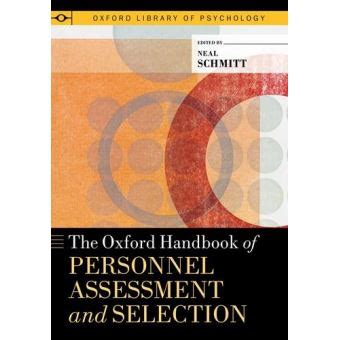 The oxford handbook of personnel assessment and selection by neal schmitt. - Addetti ai lavori guida al parlamento.