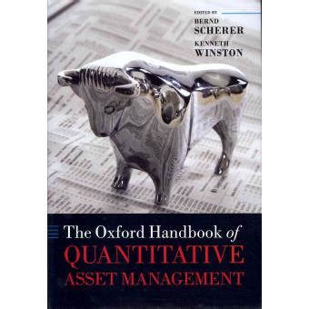The oxford handbook of quantitative asset management by bernd scherer. - In bed with her italian boss by kate hardy.