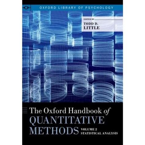 The oxford handbook of quantitative methods vol 2 statistical analysis oxford library of psychology. - Historia de la dominacion de los arabes en españa..