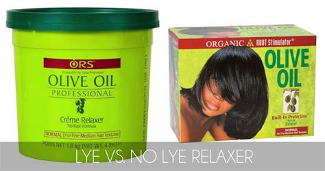 The pH of lye and no-lye hair relaxers, including those