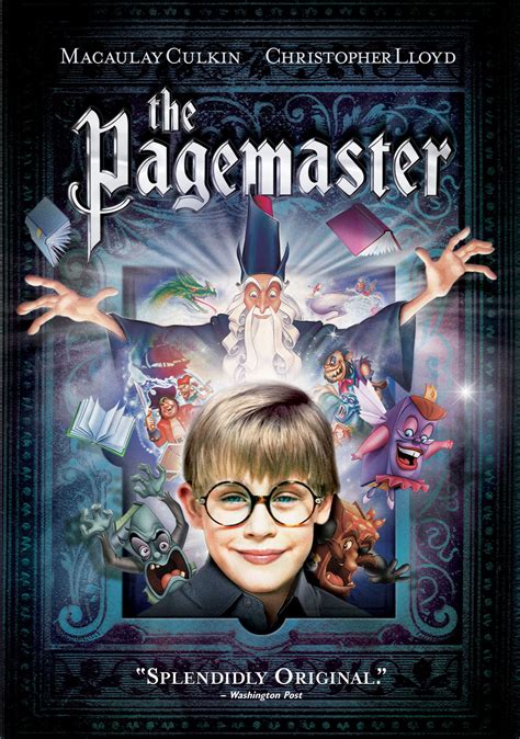 The pagemaster full movie. The Pagemaster is a wonderful film about a cowardly boy (Macaulay Culkin) who keeps himself locked in fear through accident statistics, preventing him from enjoying life. While on an errand for his father, he enters a library to escape a storm only to be transformed into an animated illustration by the Pagemaster. 