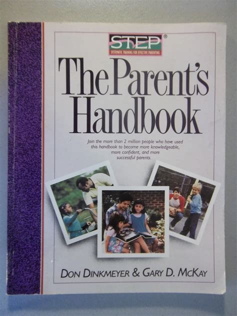 The parents handbook by don c dinkmeyer sr. - Guida per l'utente ferro da stiro.