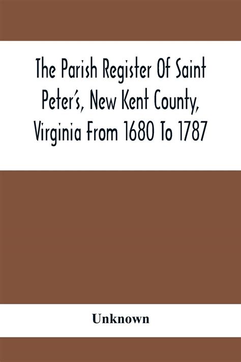 The parish register of Saint Peter