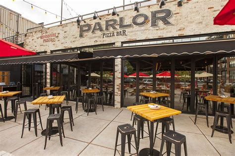 The parlor pizzeria. Or Order Online. 405 N Dearborn | Chicago | 312-392-2356. Our newest Parlor is bringing you the food you love, in a new neighborhood. Enjoy our large communal bar and take a picture with our neon LOVE sign. 