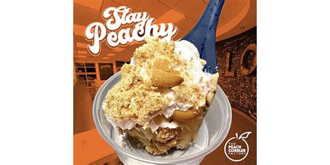 The peach cobbler factory - merrillville menu. CHURRO STIX • Strawberry • Peanut Butter & Jelly • OREO® • Cherry • Nutella® • Dulce De Leche. BELGIAN WAFFLES • Peanut Butter & Jelly • Strawberry • Peanut Butter Praline • Chocolate Chip • Cherry Belgian• Fruity Hoopz. BEVERAGES • Sweet Peachy Tea • … 