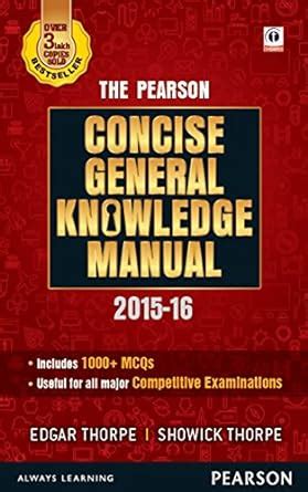 The pearson concise general knowledge 2016 manual. - Manual general de mineria y metalurgia portal minero.