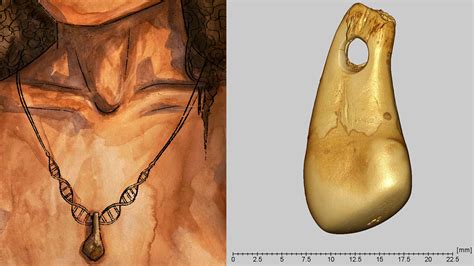 The pendant is 20,000 years old - Ancient DNA shows who wore it
