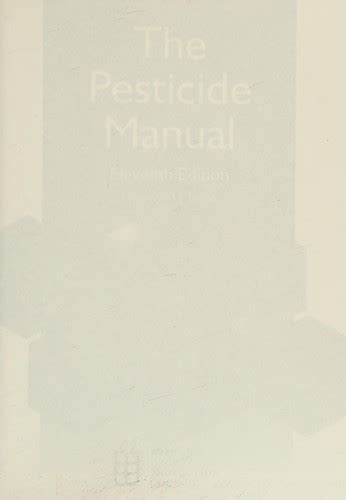 The pesticide manual by clive tomlin. - Audio ic users handbook audio ic users handbook.