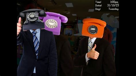 The phone guys. Purple Guy is Phone Guy is Spring Trap Theory. The recordings you hear of Phone Guy in Five Nights at Freddy's 3 were made while he was working at the second Freddy Fazbear's Pizza the one you play in during the first game. You can tell this by the fact that in the recordings from the 3rd game he says the Spring Bonnie or Spring Trap ... 