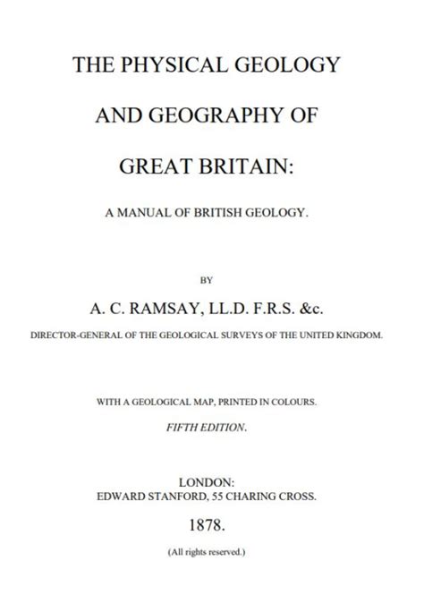 The physical geology and geography of great britain a manual. - Pesci crostacei molluschi nel vernacolo veneziano..
