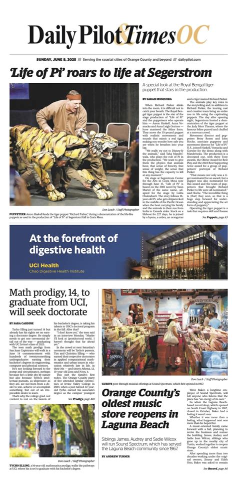 The pilot newspaper subscription.  This includes access to the electronic replica edition of T...