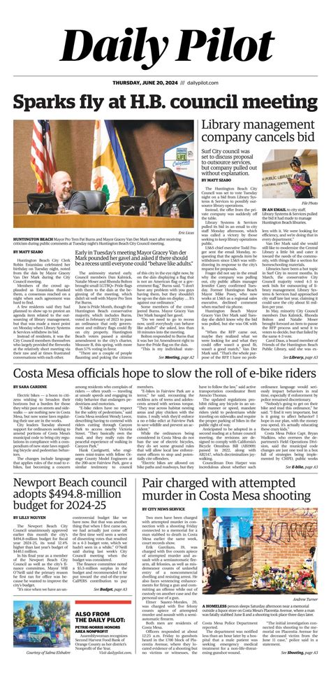 The pilot newspaper today.  Apply Newsletters Pilot-Independent Headlines W...