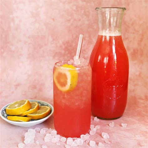 The pink lemonade that