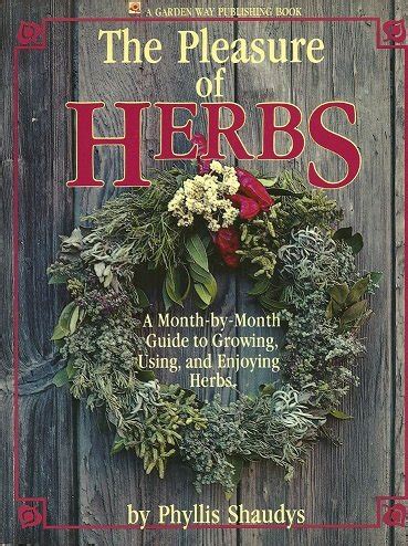 The pleasure of herbs a month by month guide to growing using and enjoying herbs. - Yamaha outboard service repair manual c85 cv85e.