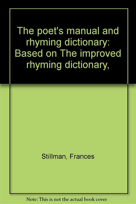 The poet s manual and rhyming dictionary. - Femmes députés de 1945 à 1988.