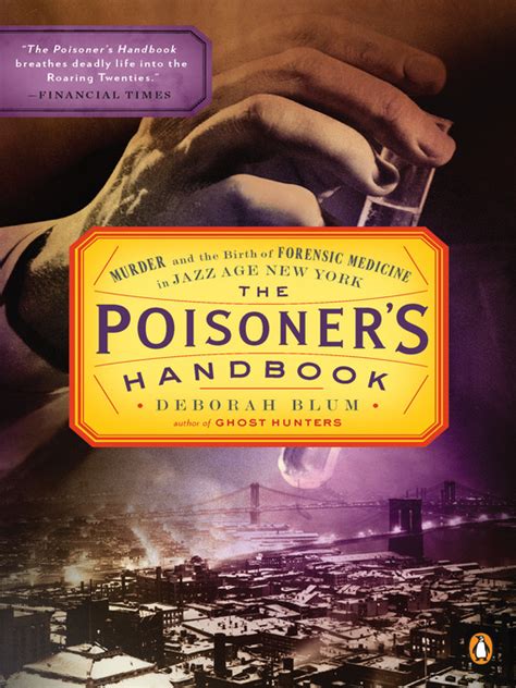 The poisoners handbook by deborah blum. - Hp color laserjet 4650 printer series manual.