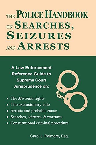The police handbook on searches seizures and arrests a law enforcement reference guide. - Lexique patois de la chapelle d'abondance (haute-savoie)..